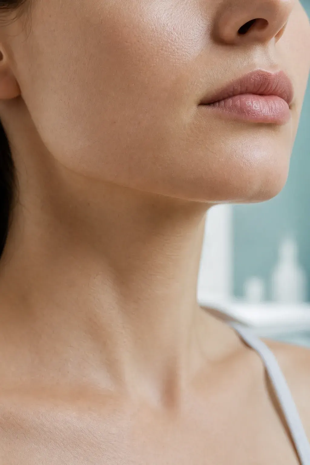 TMJ examination assessing jaw joint and muscle function at Smile Brookline Brookline MA