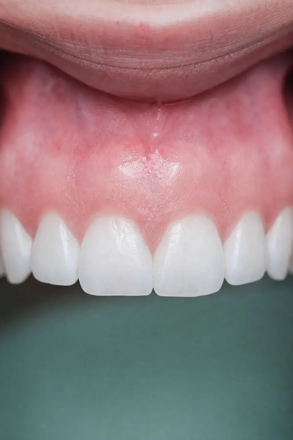 Close-up of excessive gingival display when smiling at Smile Brookline in Brookline MA