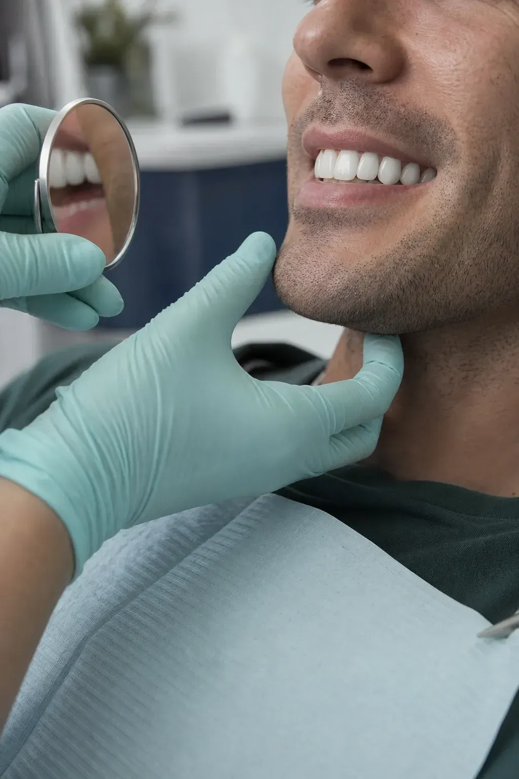 Before and after smile makeover results showing a coordinated full smile design at Smile Brookline